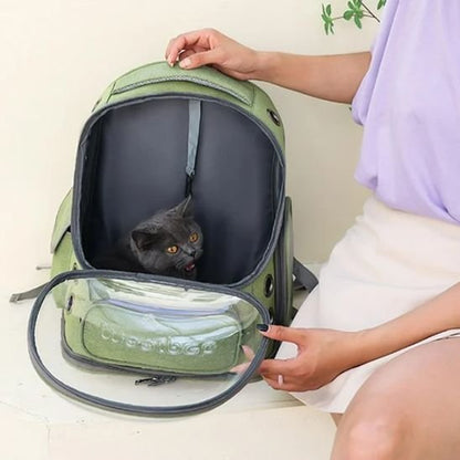 Sac à dos chat à bulle d'observation | Voyafelins