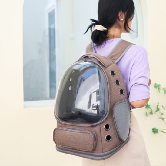 Sac à dos chat à bulle d'observation | Voyafelins