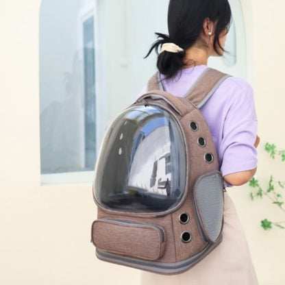 Sac à dos chat à bulle d'observation | Voyafelins